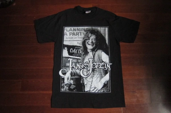 JANIS JOPLIN- Smile-Unisex -T-Shirt